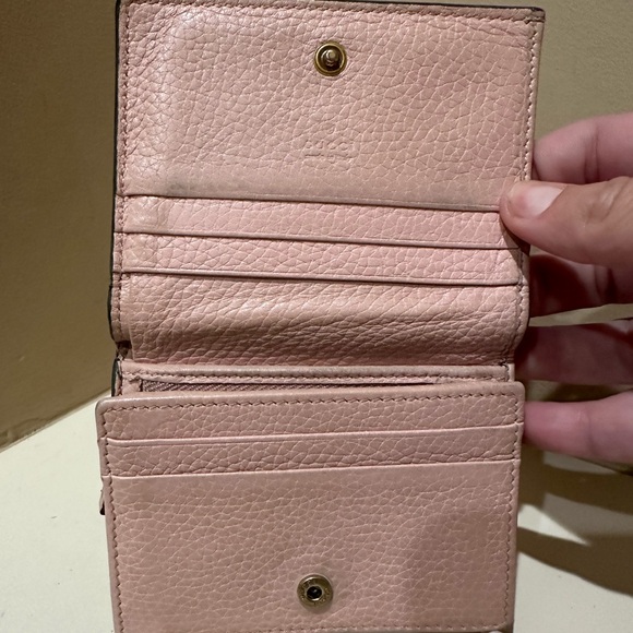 Gucci Blind For Love Bifold Pink Wallet - Picture 7 of 12